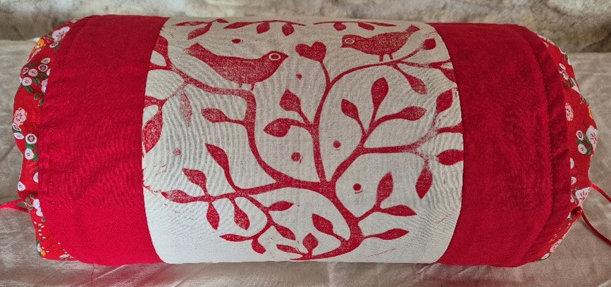 housse de coussin 2 oiseaux d'amour